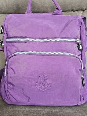 Purple Women's Backpack by – Everyday Convertible Tote